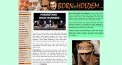 Desktop Screenshot of born4holdem.com
